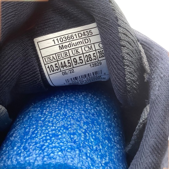 Brooks Adrenaline GTS 22 Charcoal and Crimson Athletic Shoes size 10.5 - Picture 3 of 7